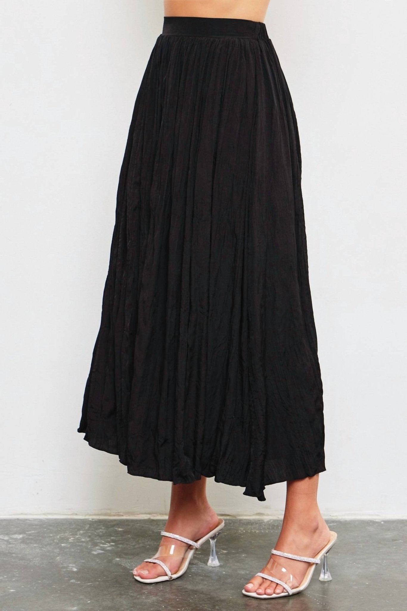 Mustard Seed - NOMAD MAXI SKIRT - black - clothing - long - skirts