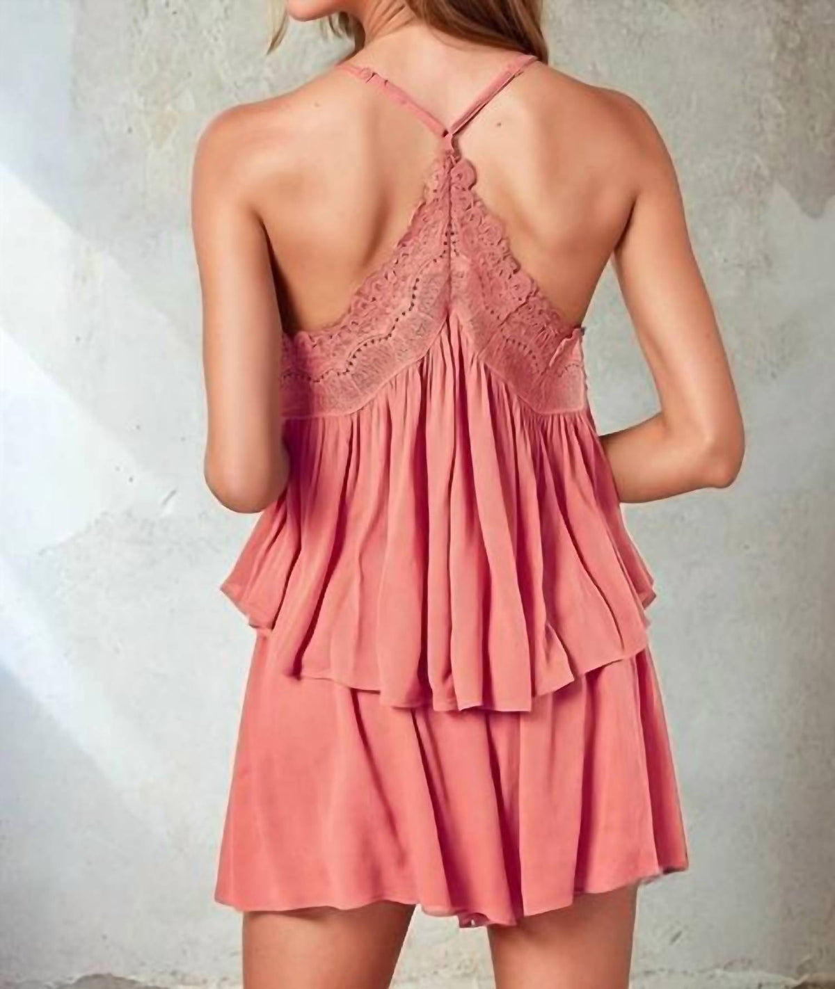 Mustard Seed - Phoebe Boho Lace Romper