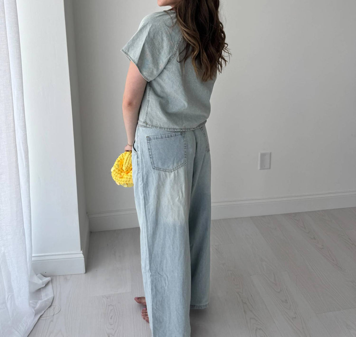 Mustard Seed - Willow Washed Denim Top