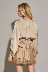 Mustard Seed - Women's Laser Cut Blouse
