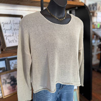 Mustard Seed - Women's Oversized Pullover Sweater Top