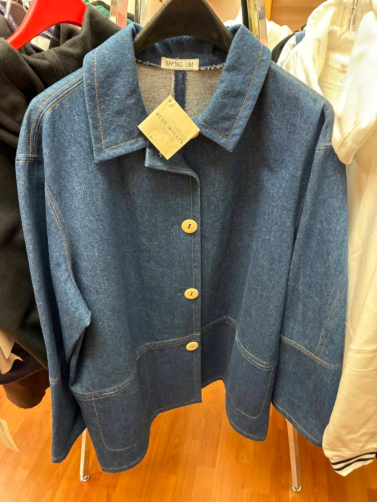 Myong Lim - Women's Button Denim Jacket