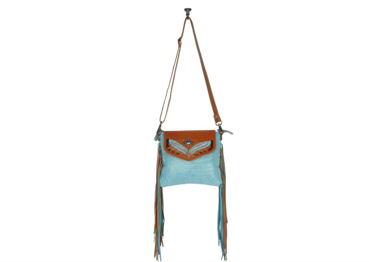 Myra Bag - Women's Wings Hand-tooled Bag