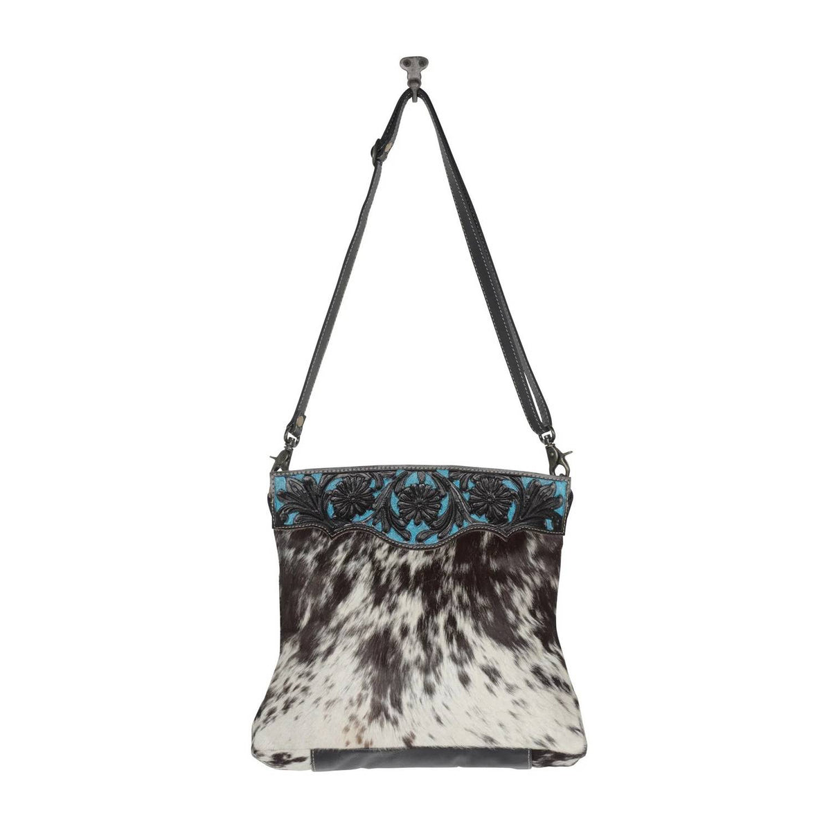 Myra Bag - Women's Snow Capped Hand-tooled Bag