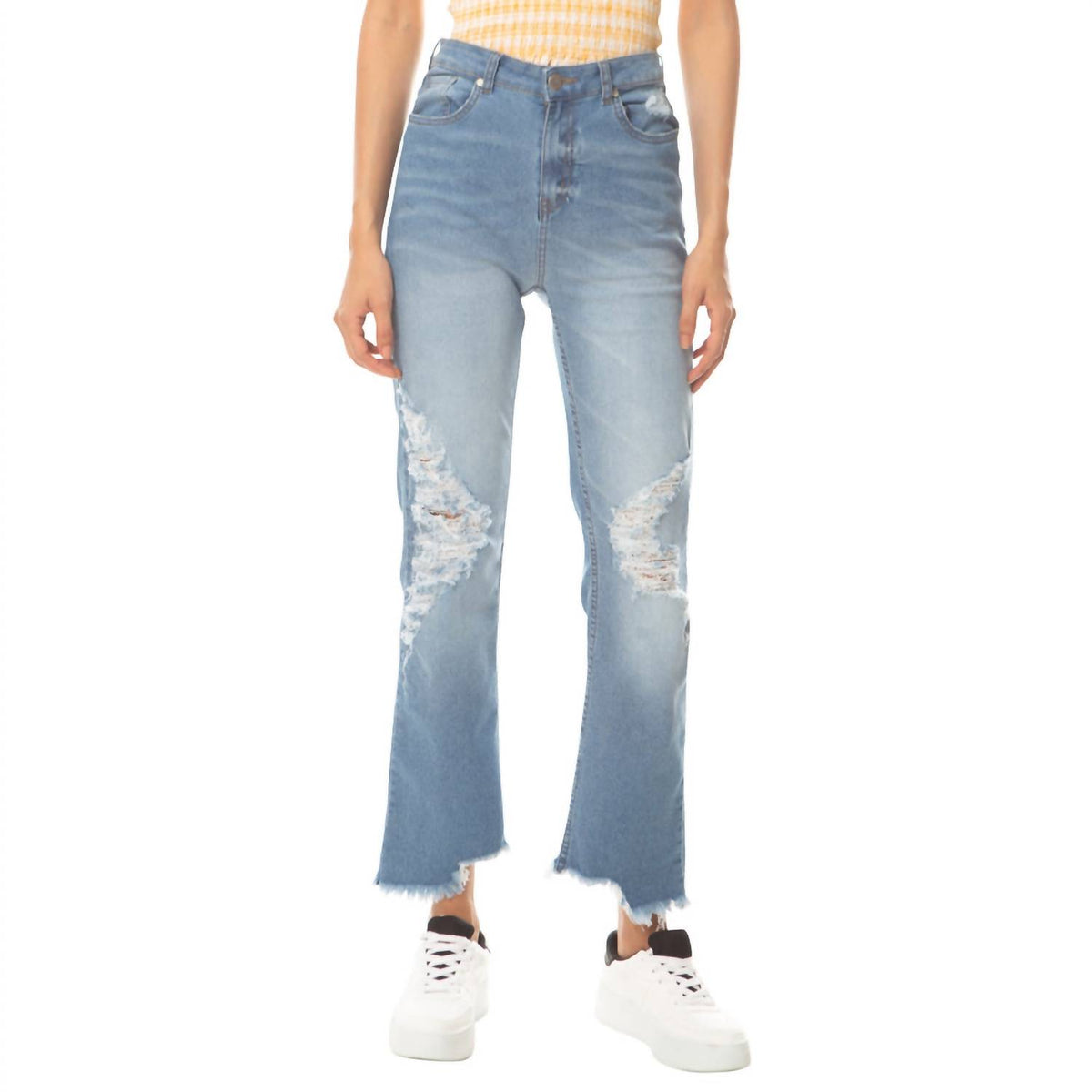 Myra - Velorus High Rise Straight Jeans