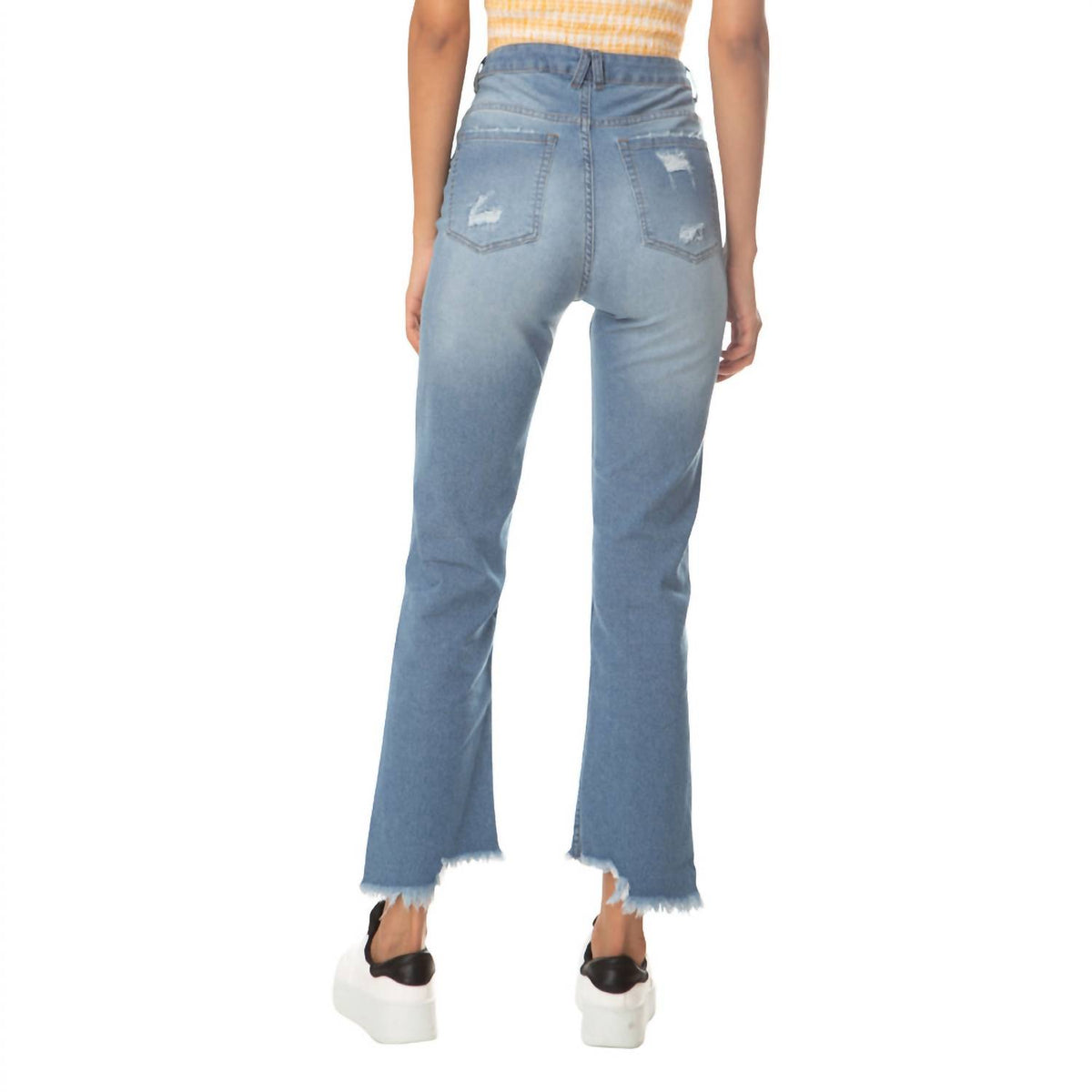 Myra - Velorus High Rise Straight Jeans