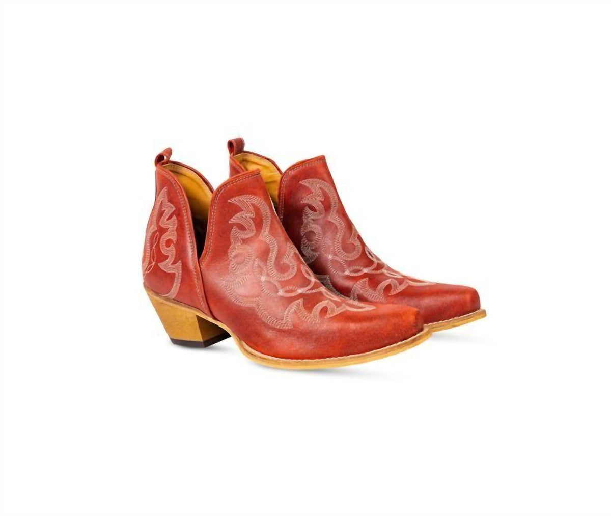 Myra - Women's Maisie Stitched Leather Boots