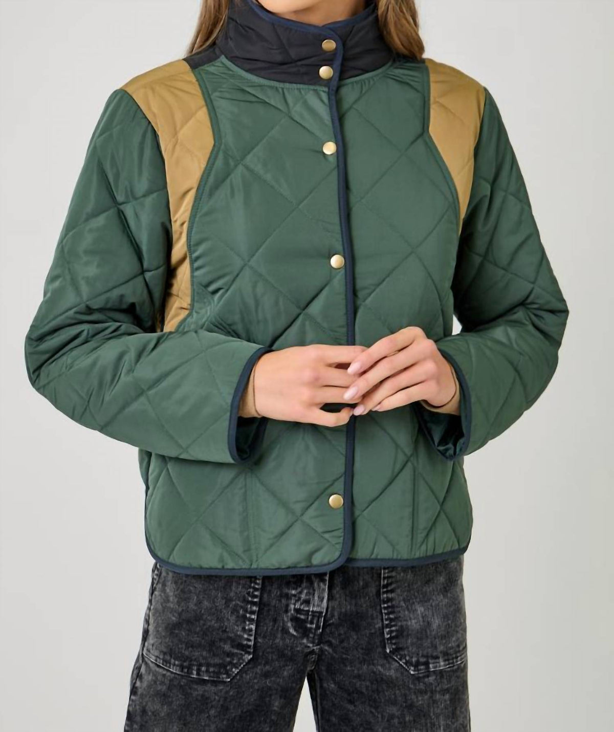 Mystree - Color Block Padded Jacket
