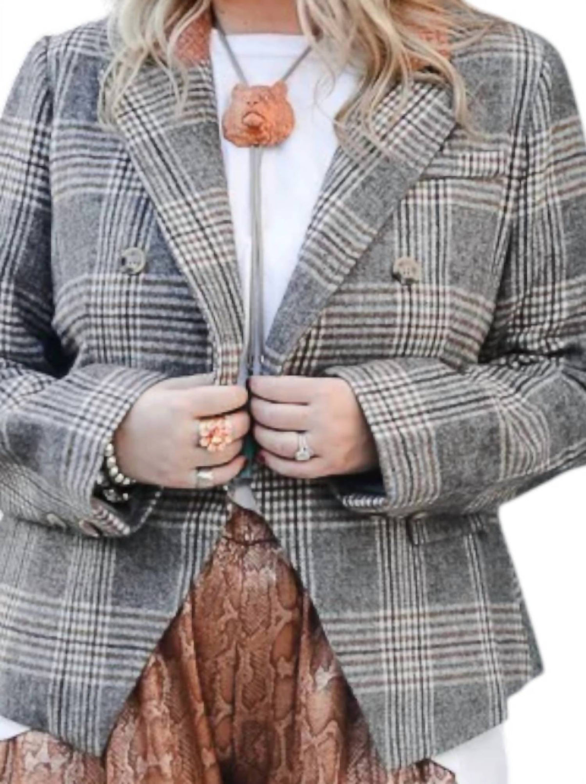 Mystree - Frank Plaid Blazer