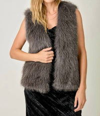Mystree - Fur Sparkle Vest