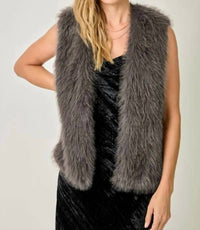 Mystree - Fur Sparkle Vest