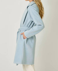 Mystree - Lapel Collar Robe Coat