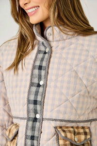 Mystree - Mixed Quilted Jacket