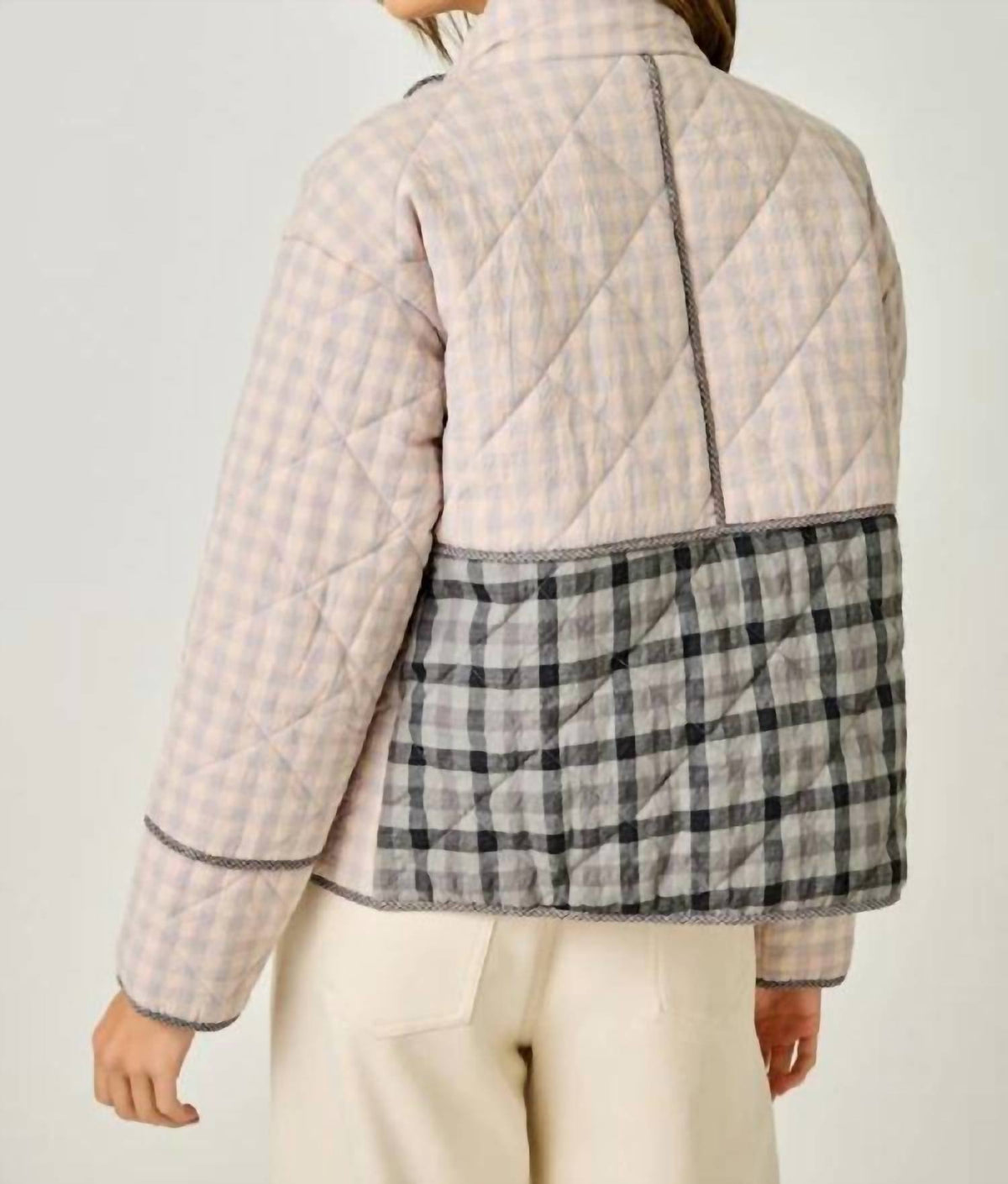 Mystree - Mixed Quilted Jacket