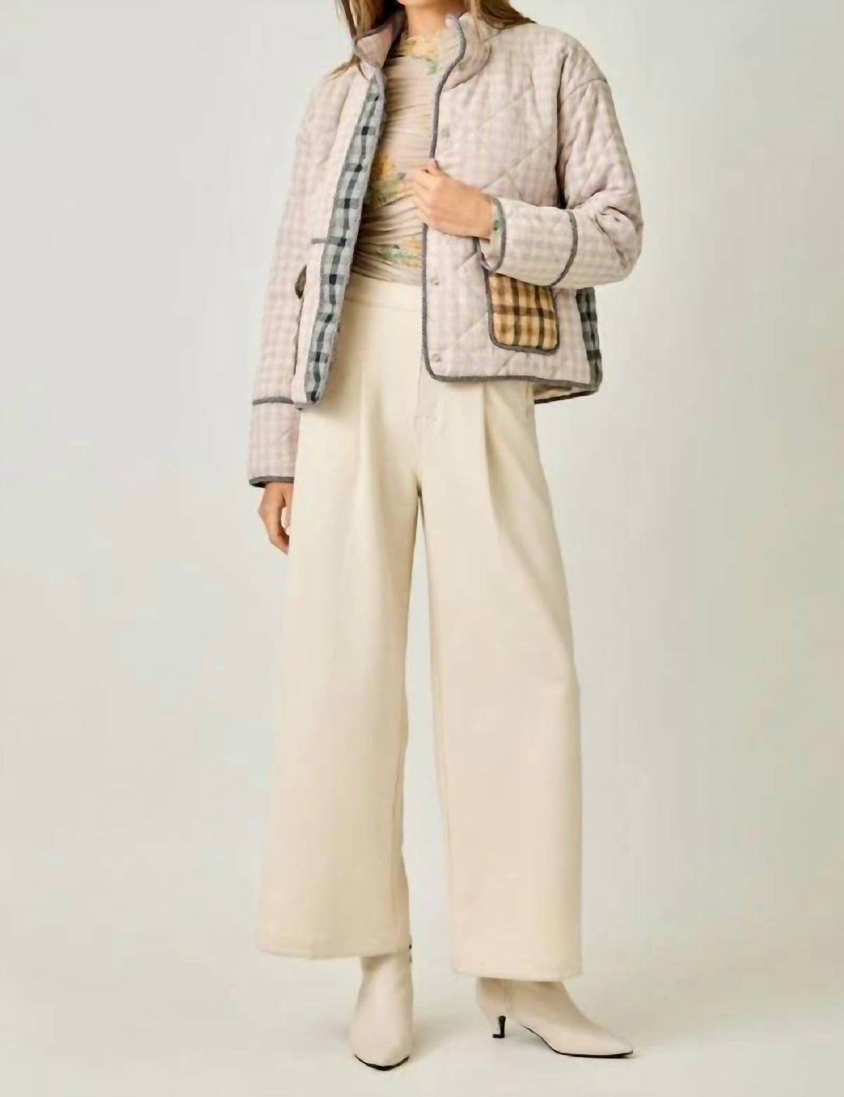 Mystree - Mixed Quilted Jacket