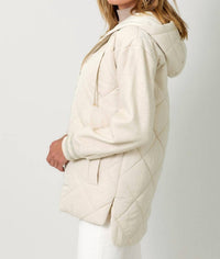 Mystree - Mixed Sleeve Puffer Jacket