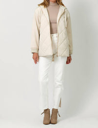 Mystree - Mixed Sleeve Puffer Jacket