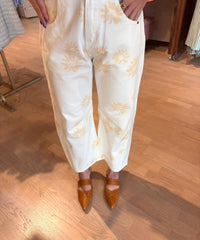 Mystree - Printed Barrel Denim Jeans