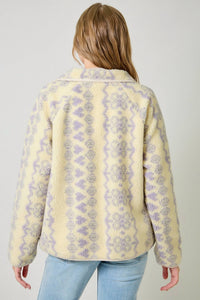 Mystree - Printed Fleece Jacket