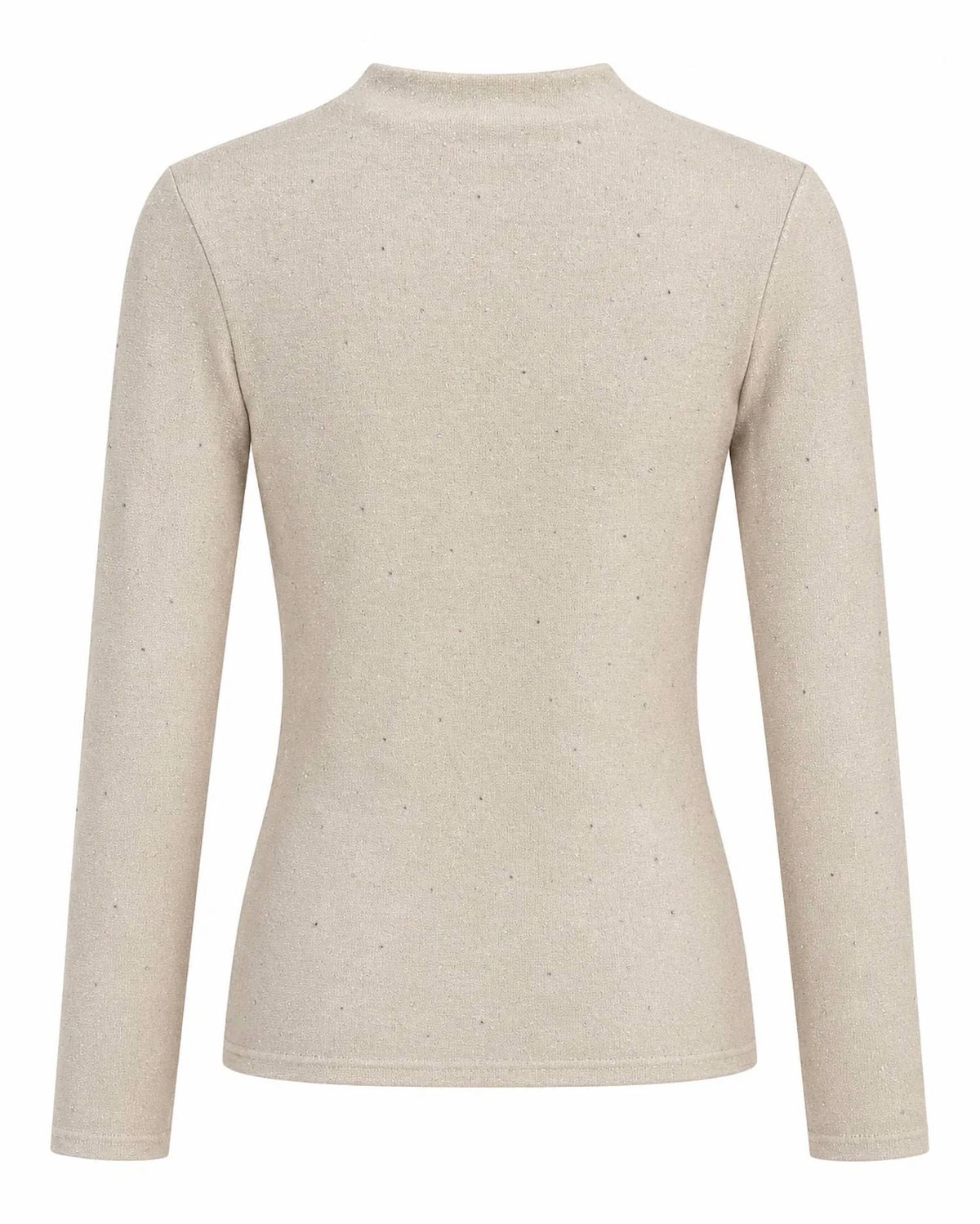 Mystree - Ruched Mock Neck Top