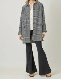 Mystree - Single Breasted Midi Coat