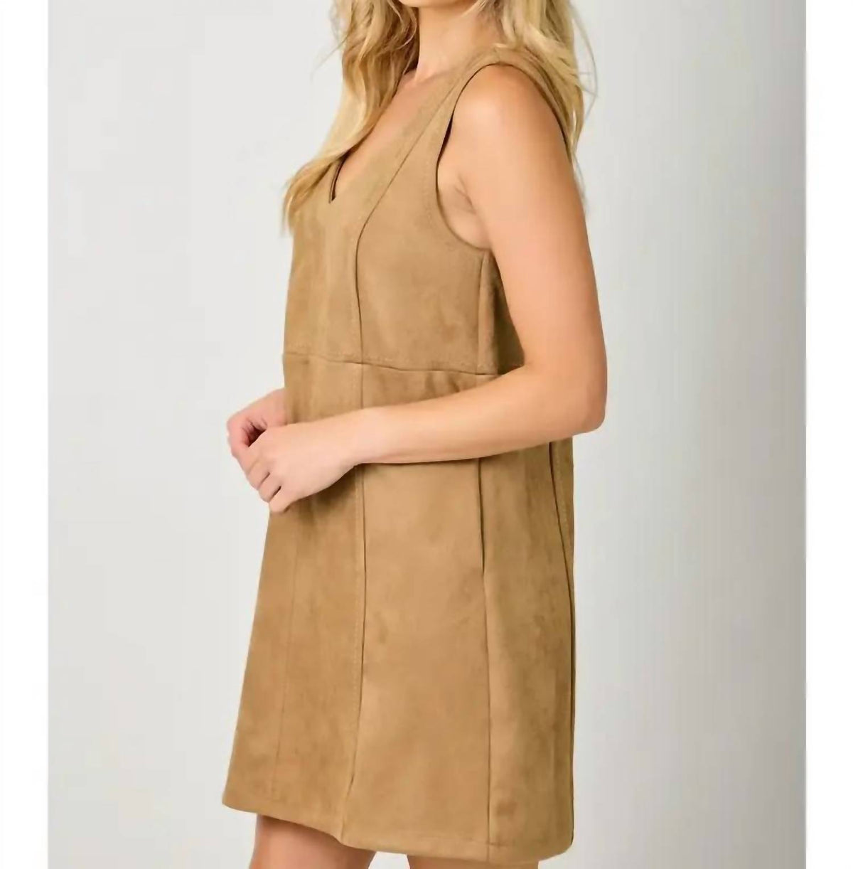 Mystree - Suede Shift Dress