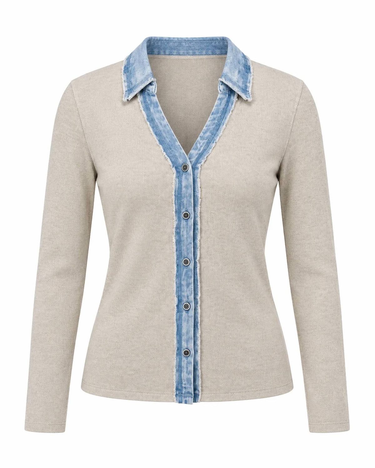 Mystree - Thermal Button Down Top