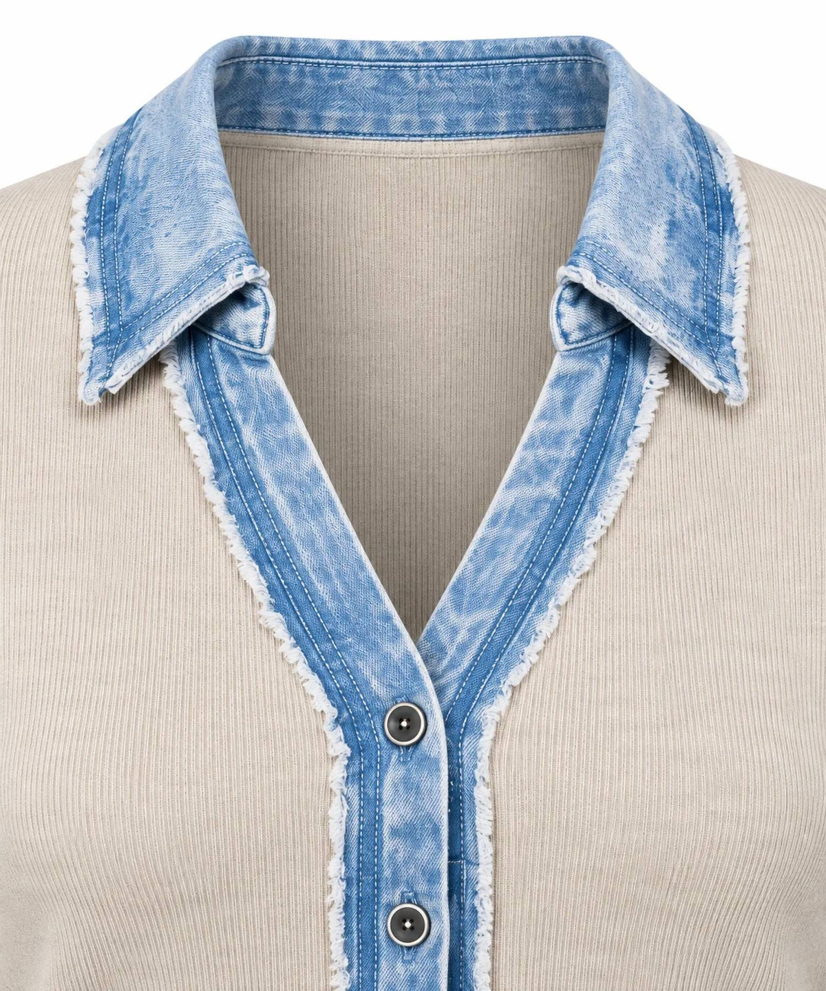 Mystree - Thermal Button Down Top