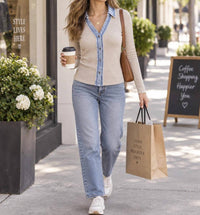 Mystree - Thermal Button Down Top