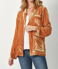 Mystree - Velvet Open Jacket