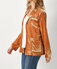 Mystree - Velvet Open Jacket
