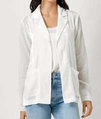 Mystree - Velvet Open Jacket