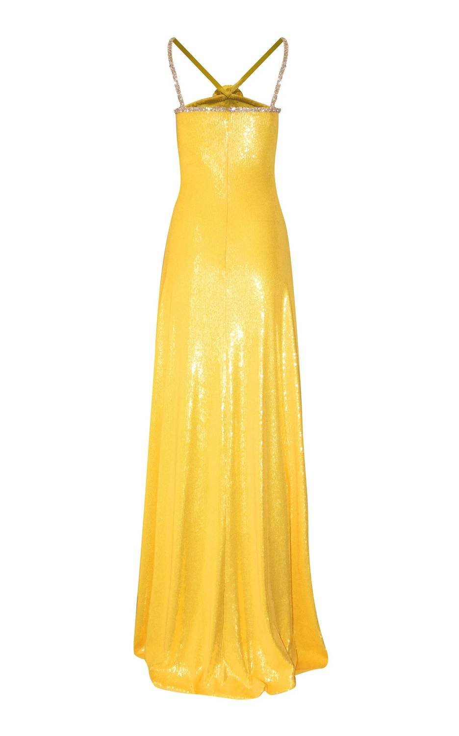 Naeem Khan - Appliquéd Crystal Sequined Tulle Gown - clothing - dresses - patterned
