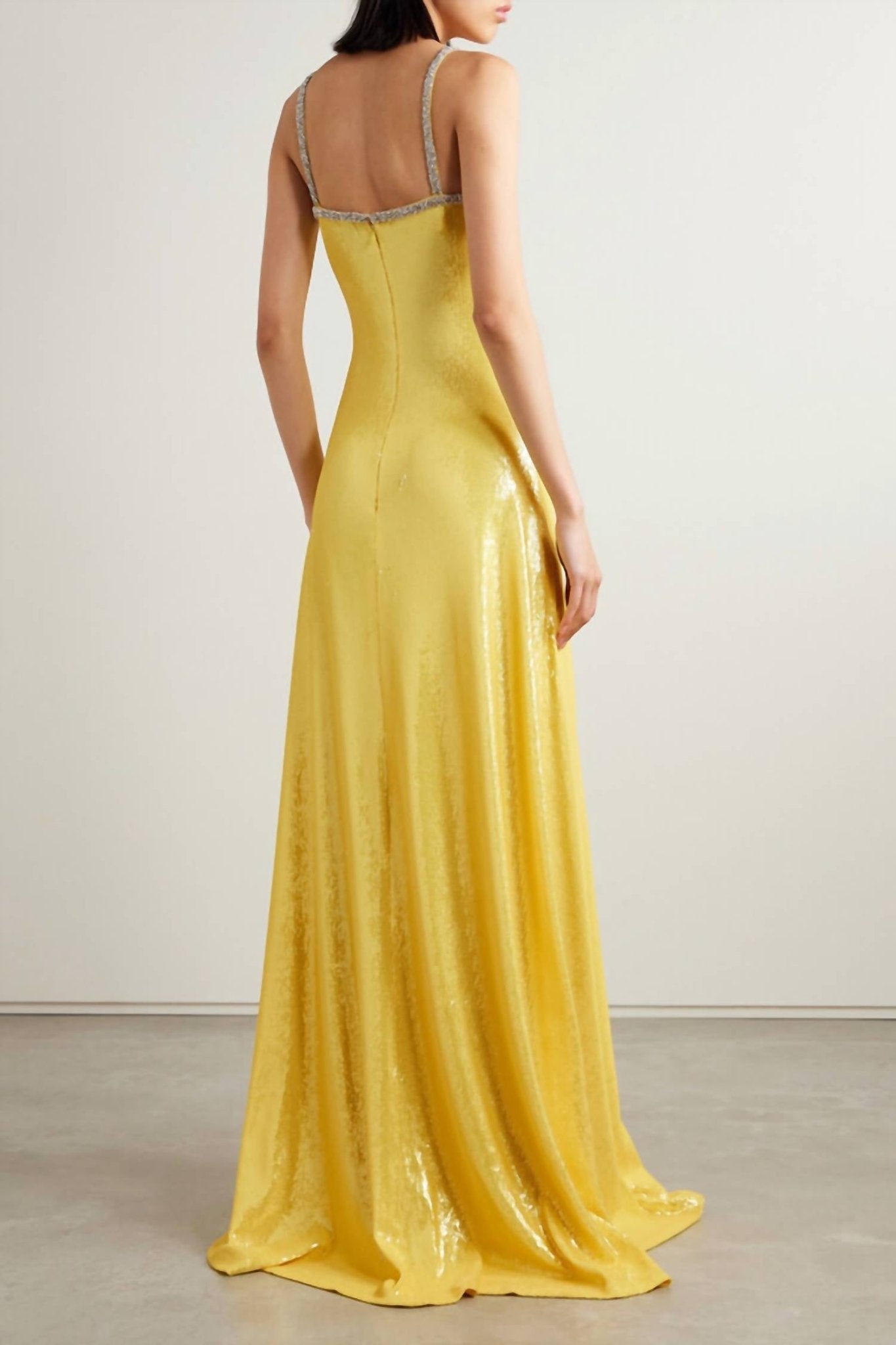 Naeem Khan - Appliquéd Crystal Sequined Tulle Gown - clothing - dresses - patterned