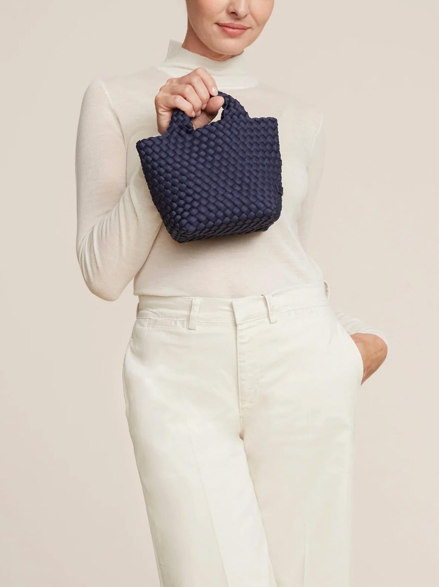 Naghedi - Women's St. Barths Petite Tote Bag - bags - blue - handbags