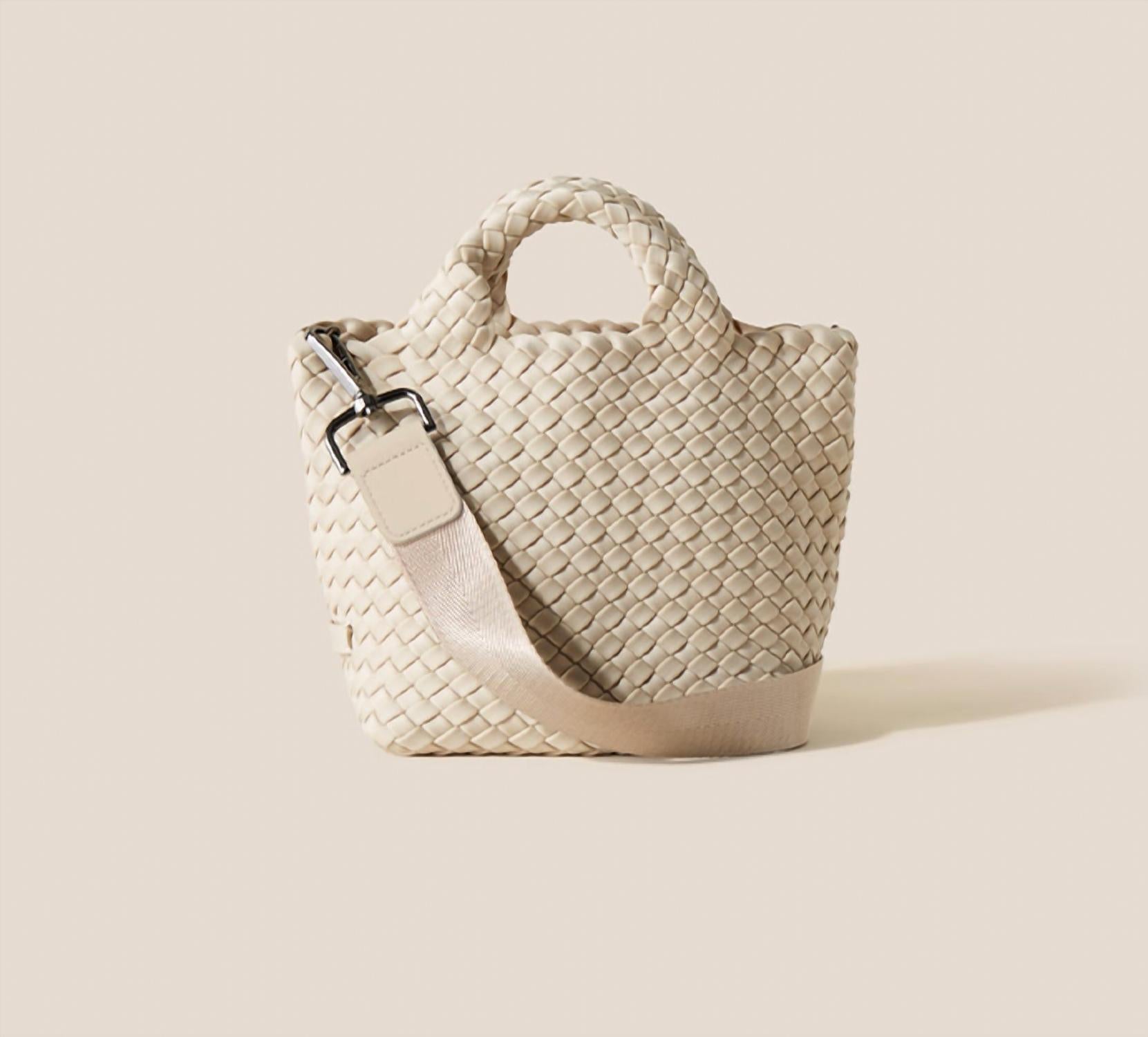 Naghedi - Women's St. Barths Petite Tote Bag - bags - beige - handbags