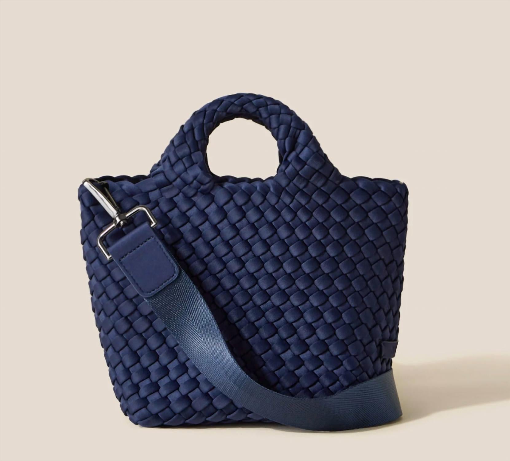 Naghedi - Women's St. Barths Petite Tote Bag - bags - blue - handbags