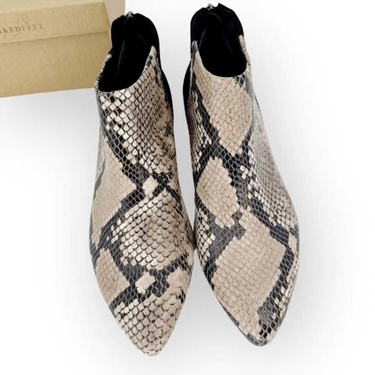 Naked Feet - Women's Chi Bootie - ankle - boots - beige - booties