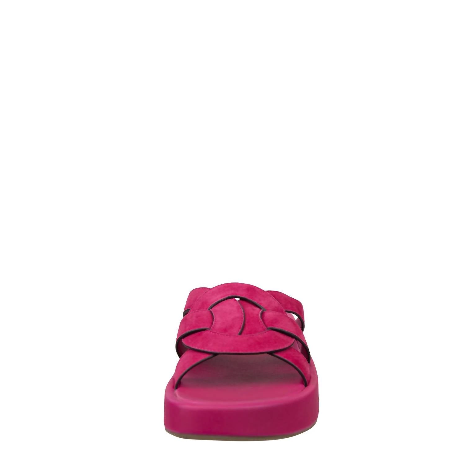 Naked Feet - Women's Market Platform Sandals - pink - sandals - shoes