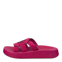 Naked Feet - Women's Market Platform Sandals - pink - sandals - shoes