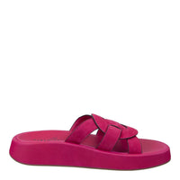 Naked Feet - Women's Market Platform Sandals - pink - sandals - shoes