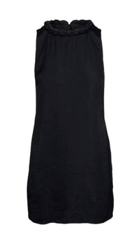 Naked Zebra - Neckline Accent Mini Shift Dress