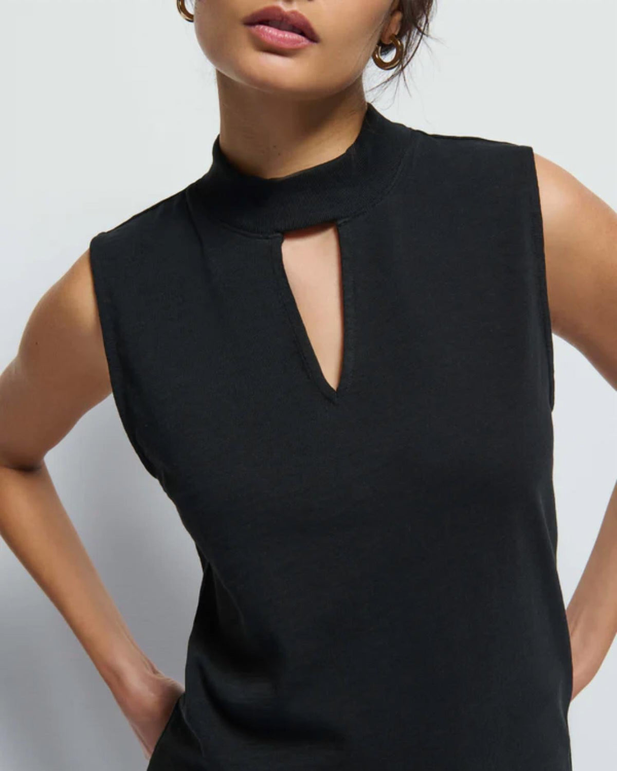 Nation Ltd - Alba Mock Neck Top