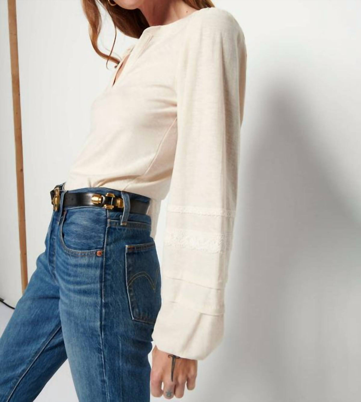 Nation Ltd - Arden Long Sleeve Blouse
