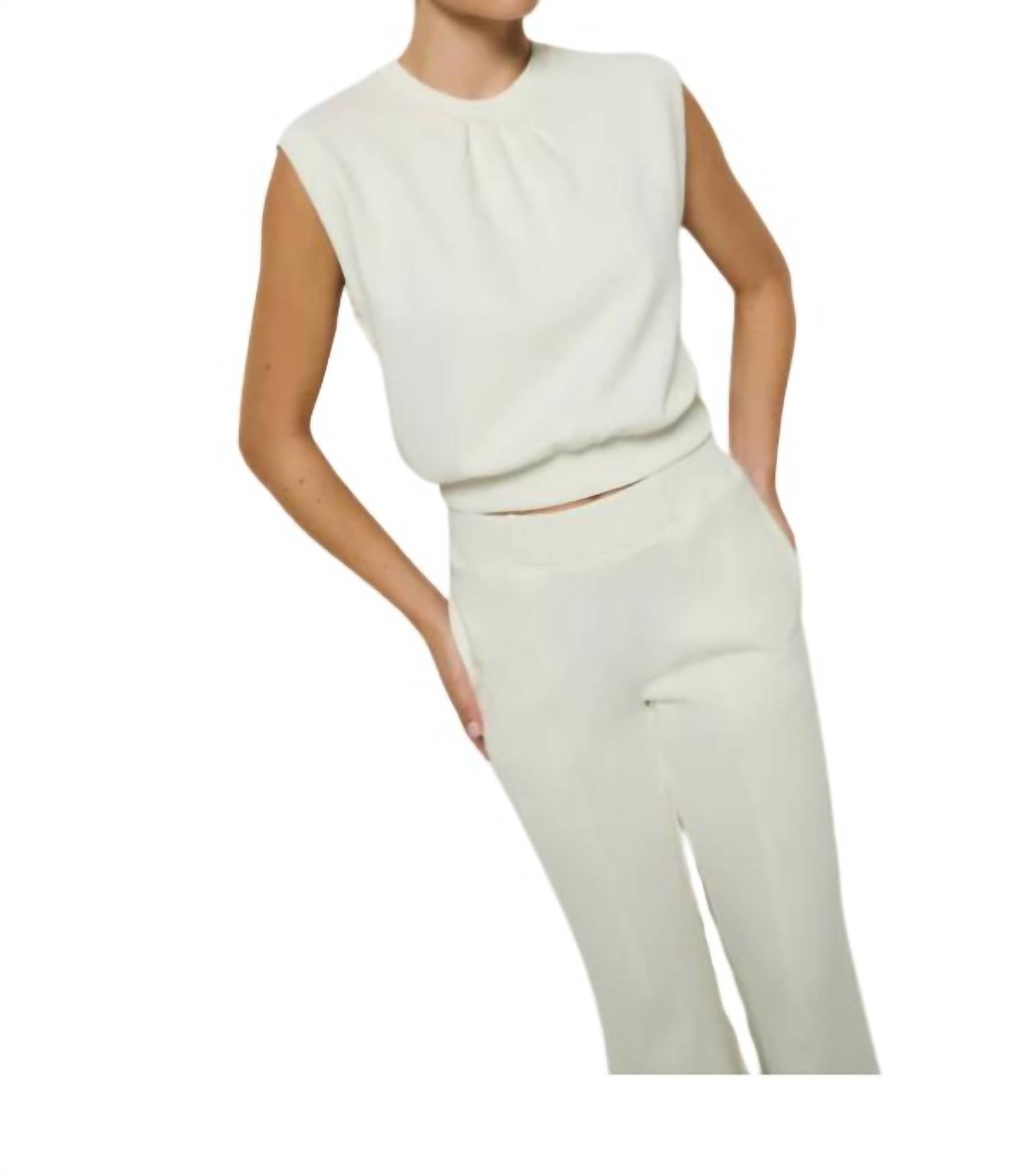 Nation Ltd - Billie Sleeveless Sweatshirt - blouses - clothing - cotton