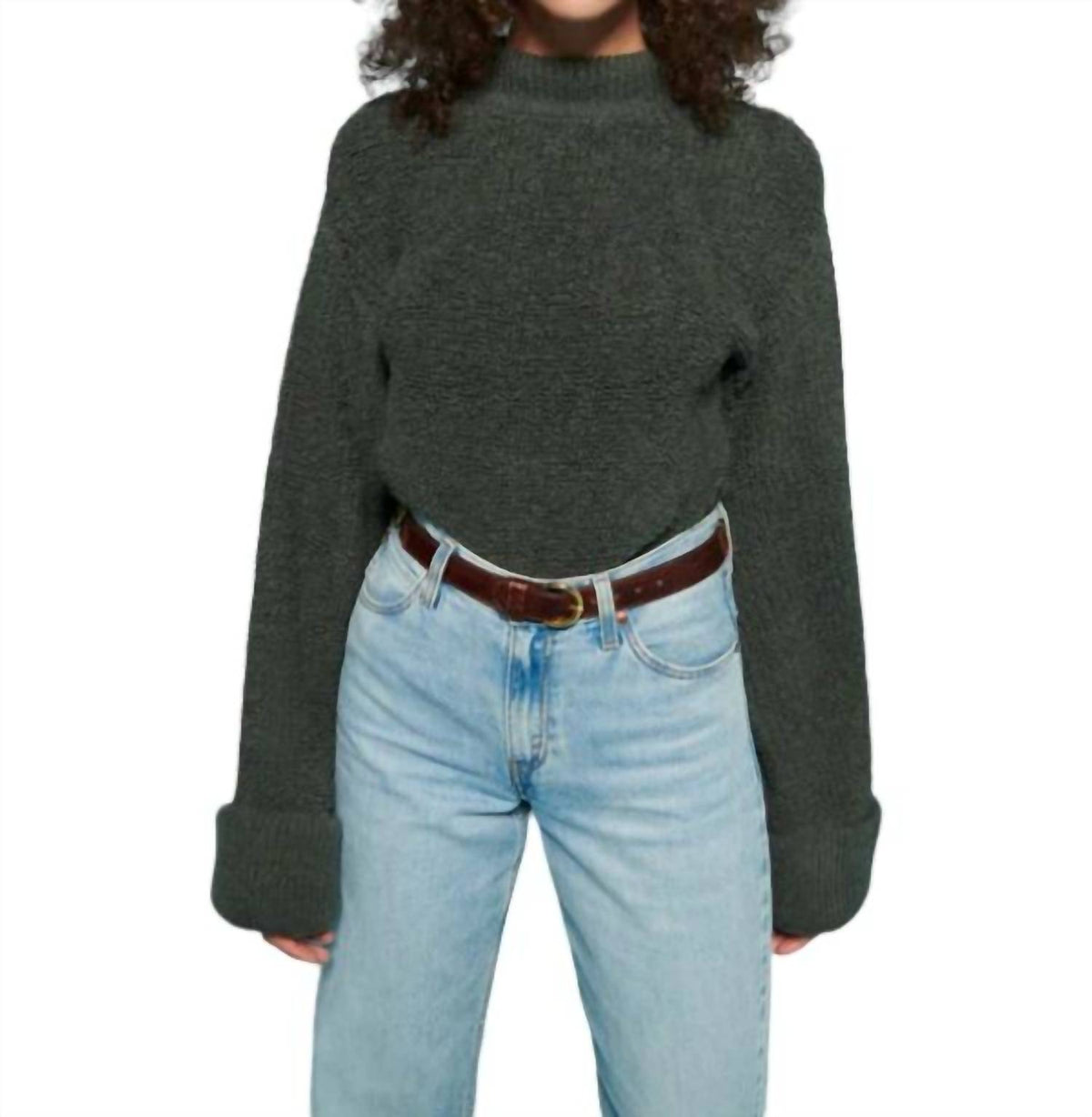 Nation Ltd - Briar Cuffed Funnel Neck Sweater