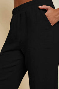 Nation Ltd - Cairo Lounge Pant - black - clothing - joggers