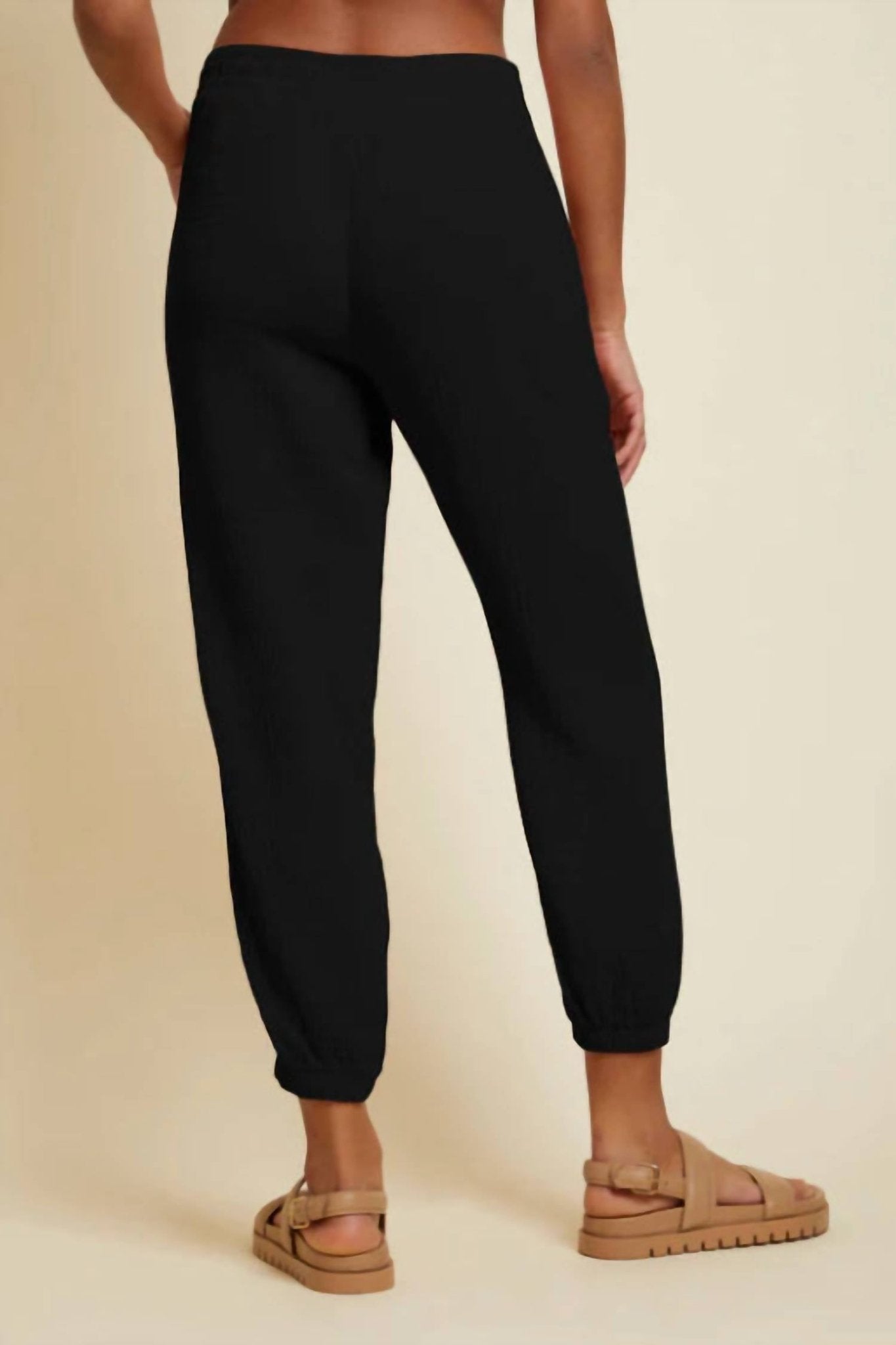 Nation Ltd - Cairo Lounge Pant - black - clothing - joggers