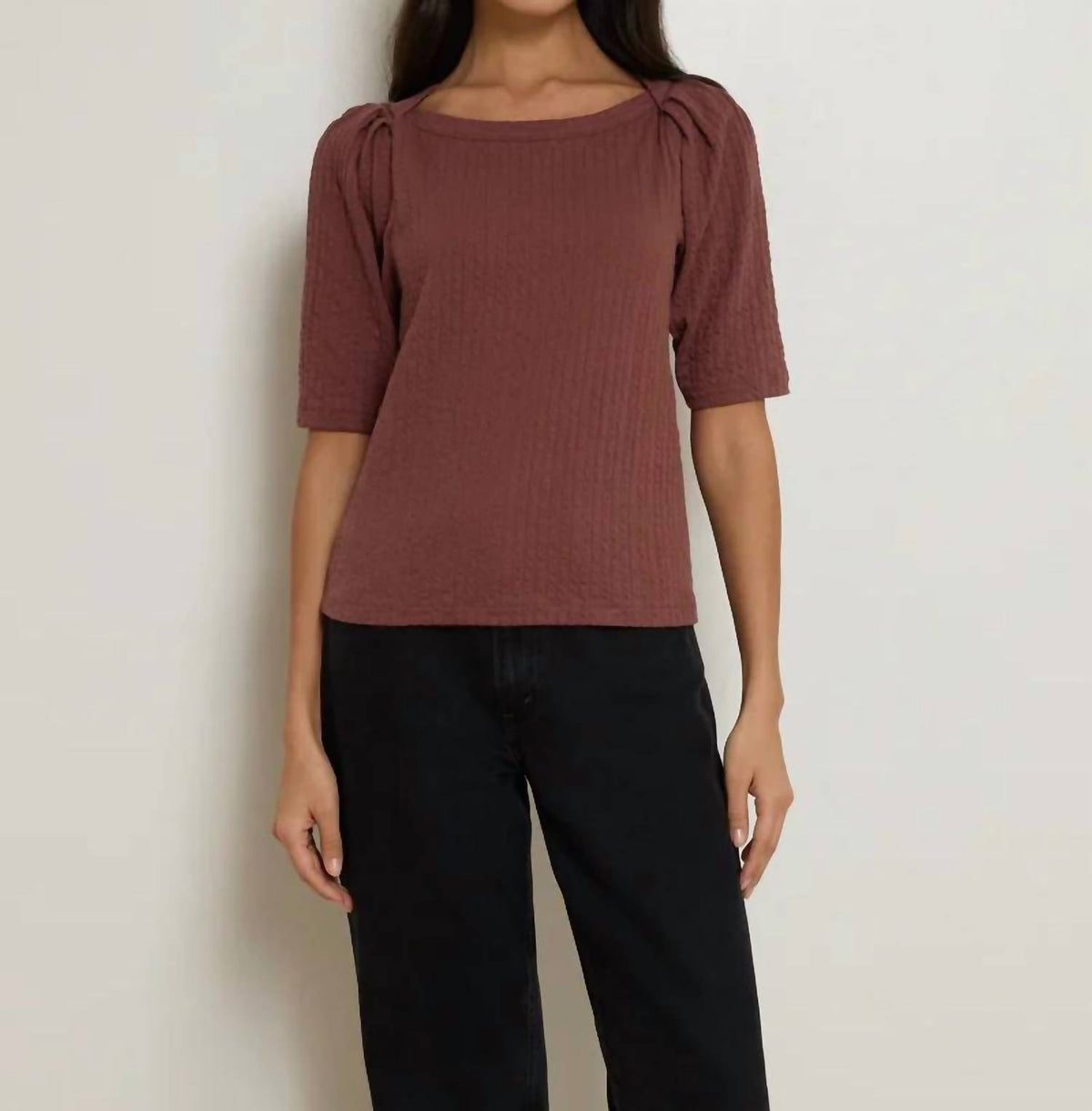 Nation Ltd - Deana Textured Tee
