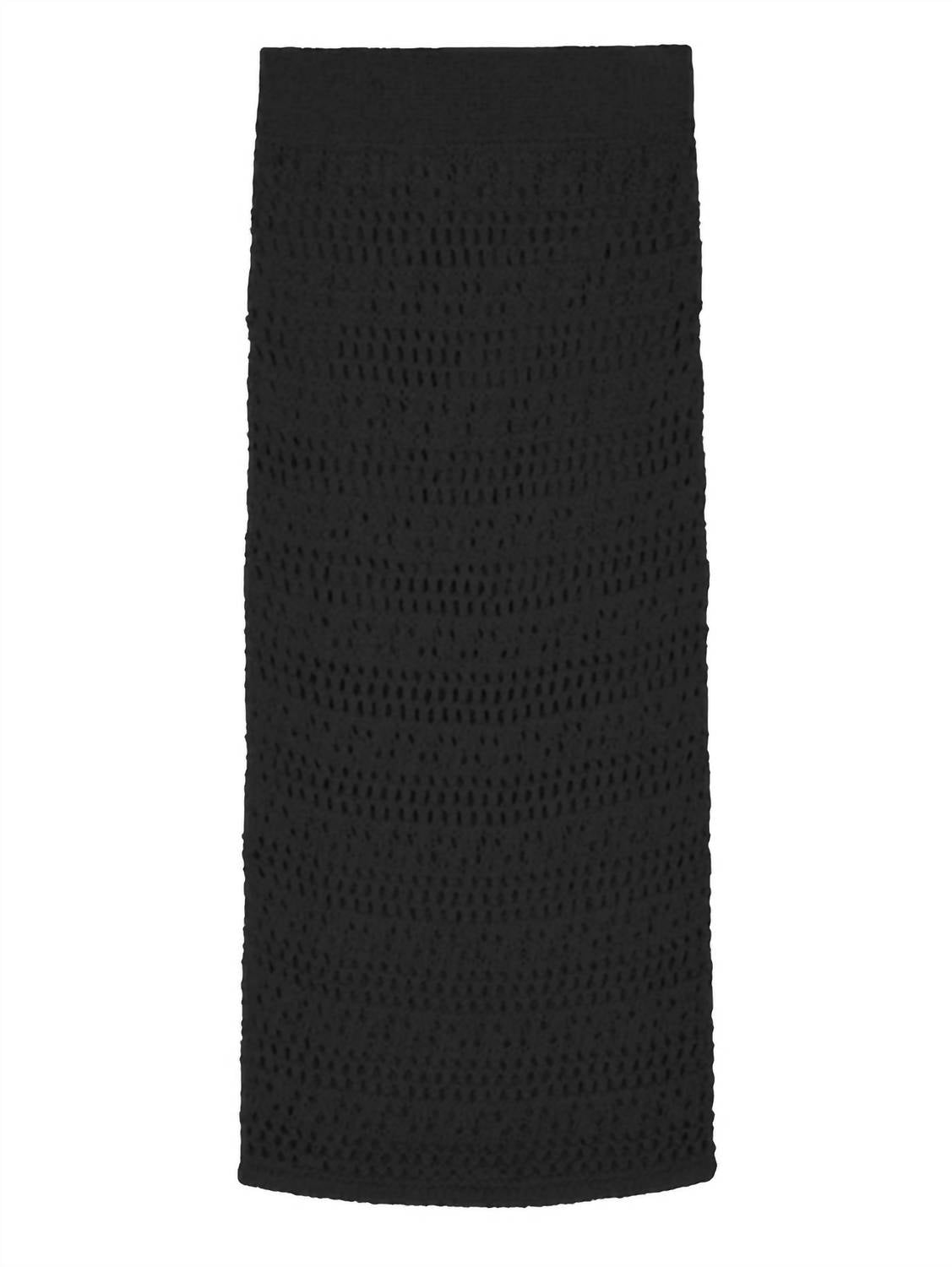 Nation Ltd - Driana Crochet Skirt - black - clothing - cotton